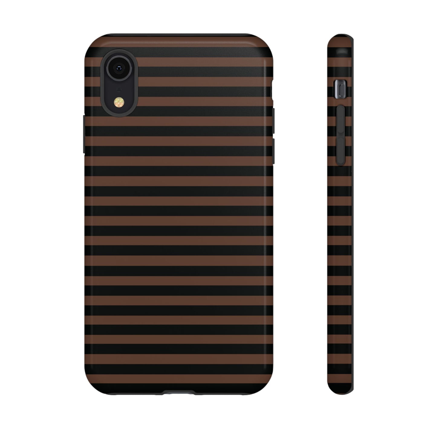 Brown Striped Tough Case
