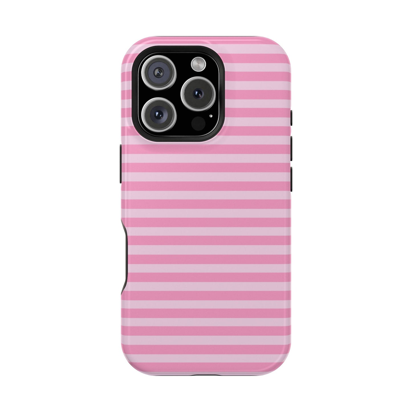 Pink Striped MagSafe Case