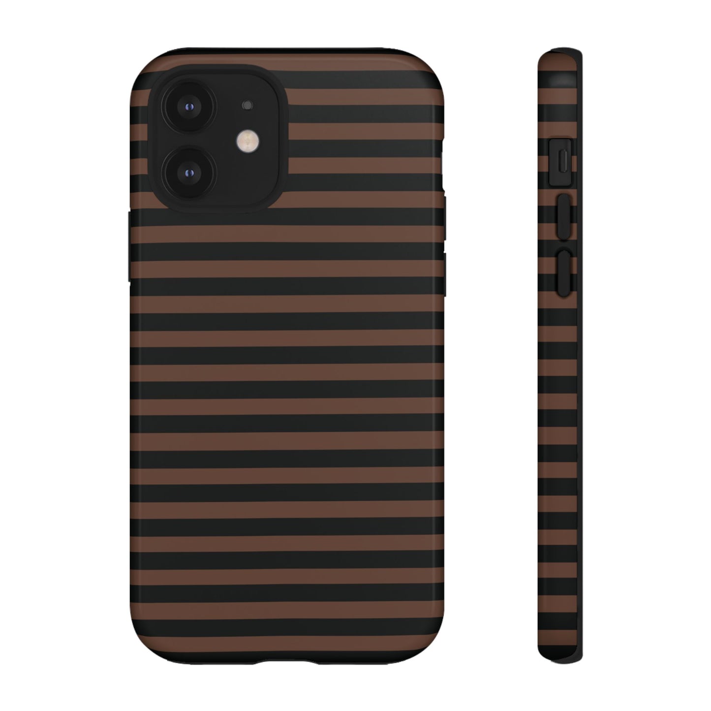 Brown Striped Tough Case