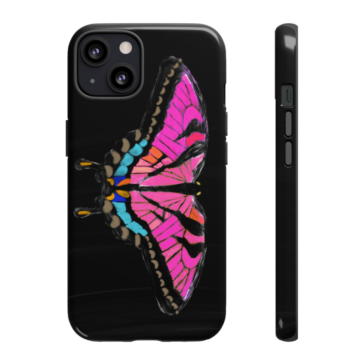 Pink Butterfly Tough Case