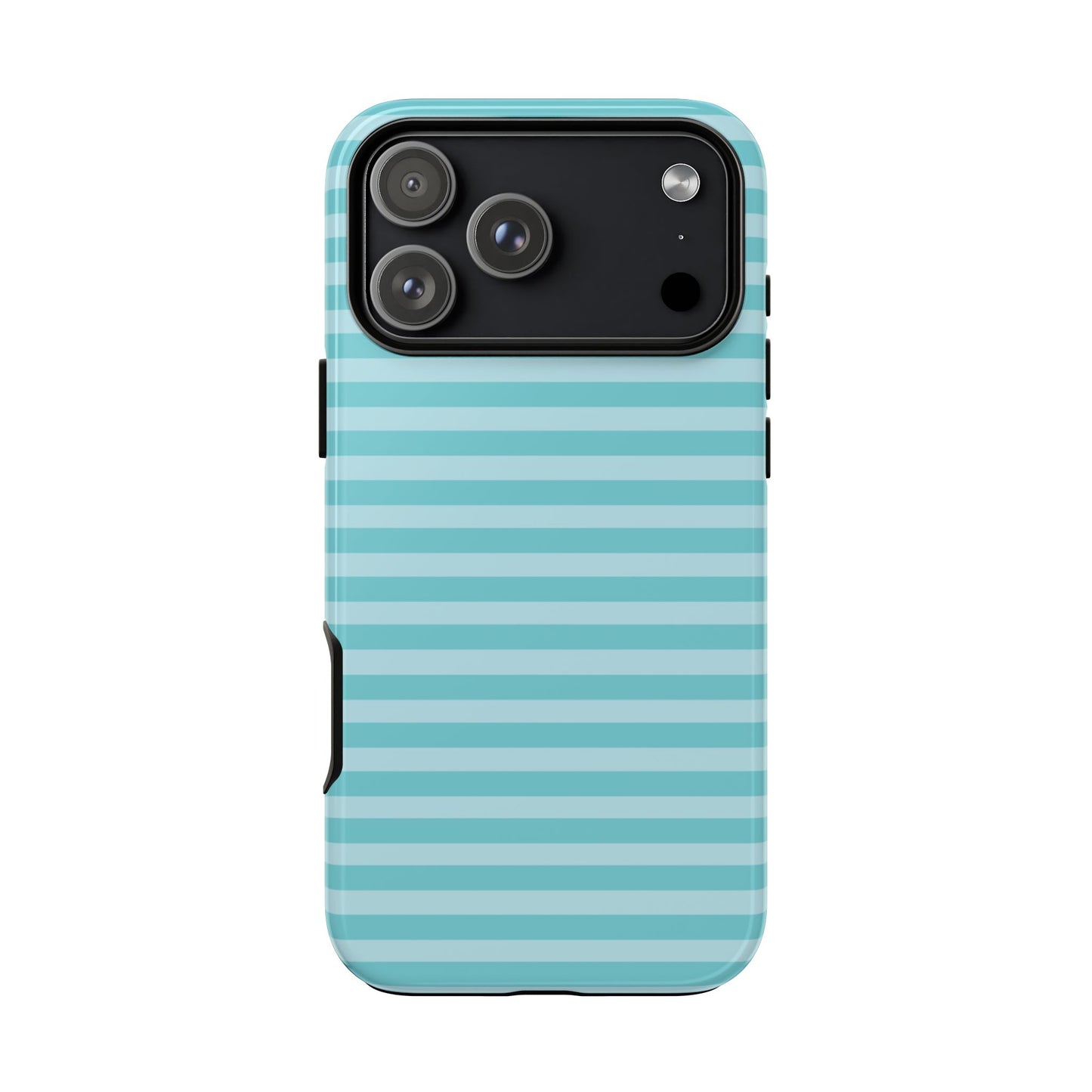 Teal Striped Tough Case