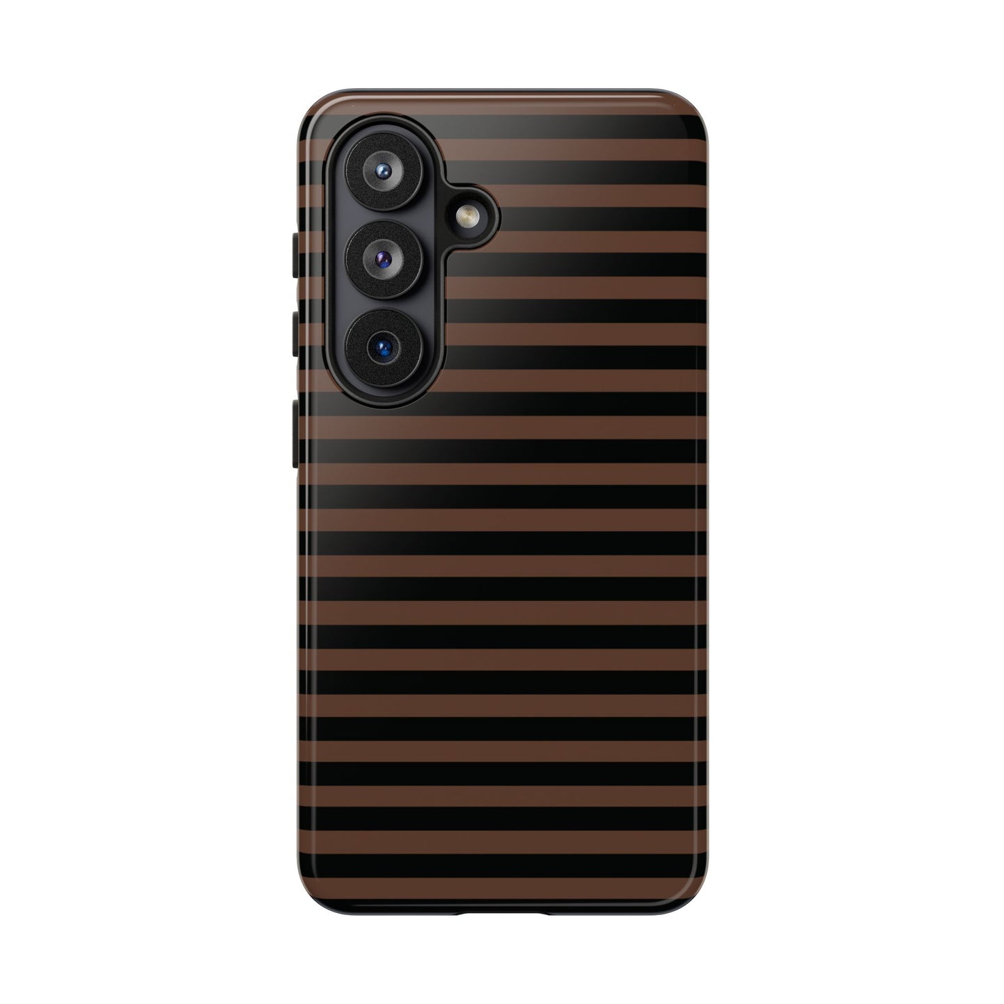 Brown Striped Tough Case