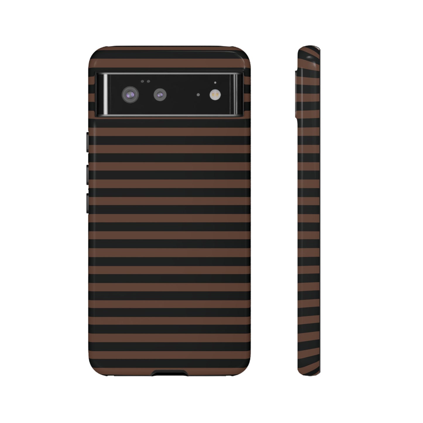 Brown Striped Tough Case