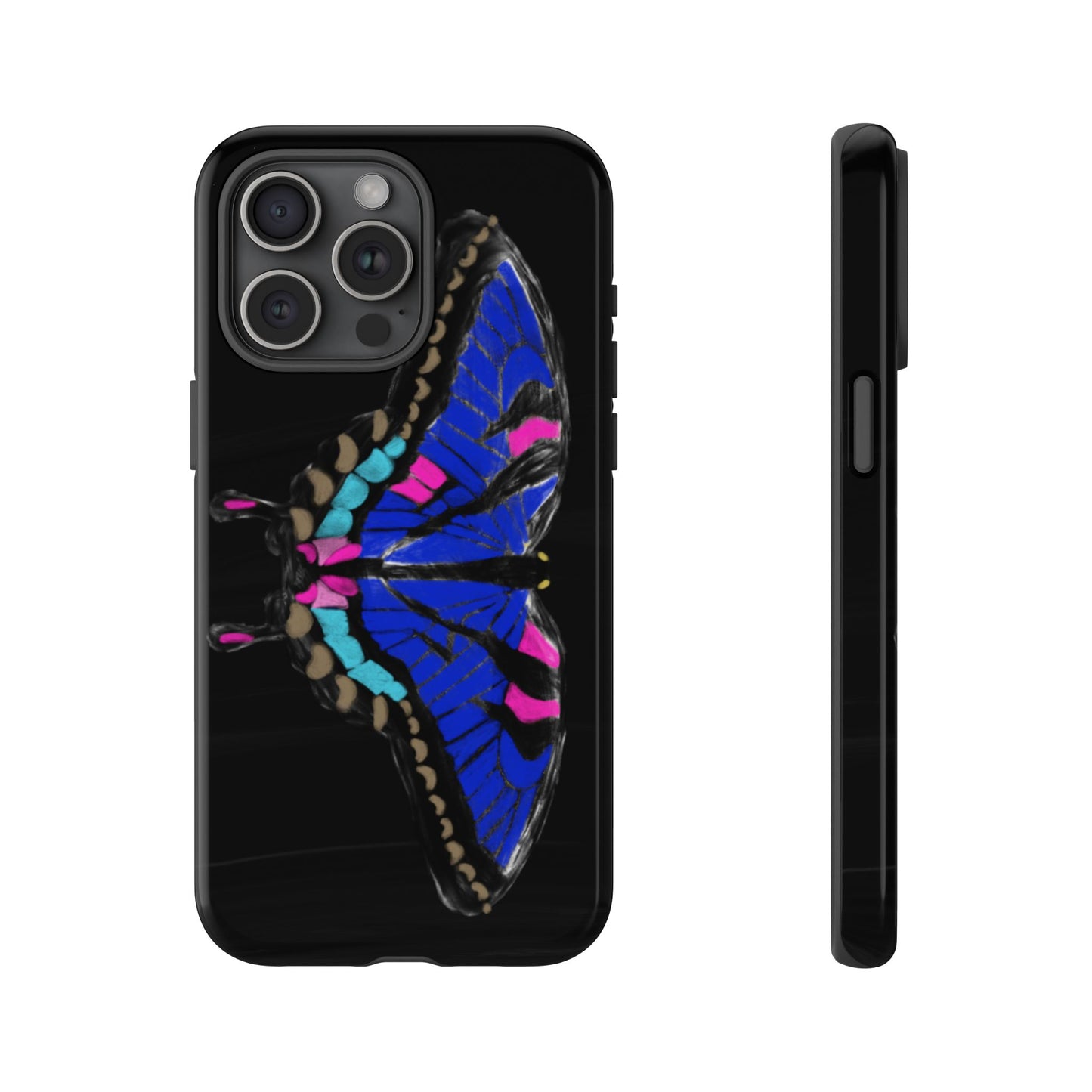 Blue Butterfly Tough Case