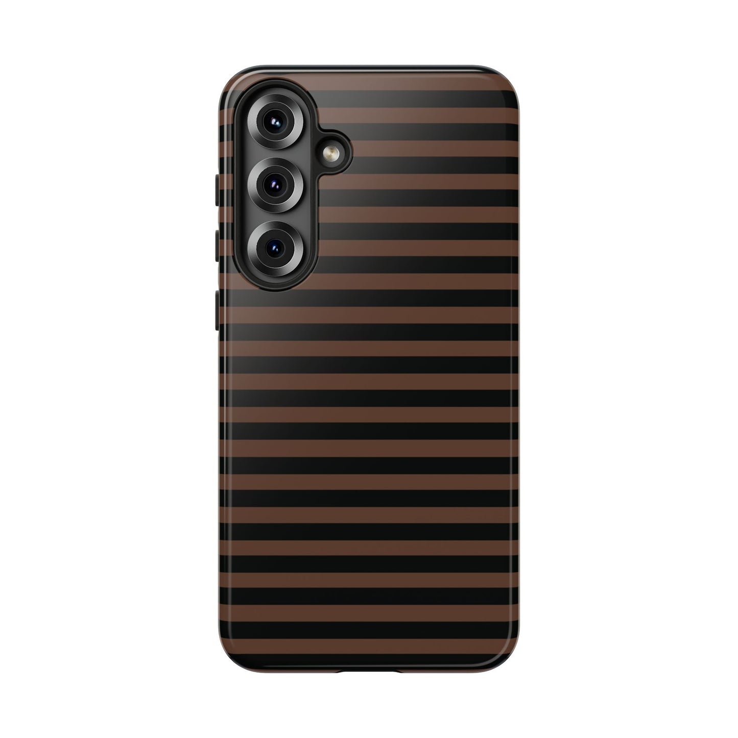 Brown Striped Tough Case