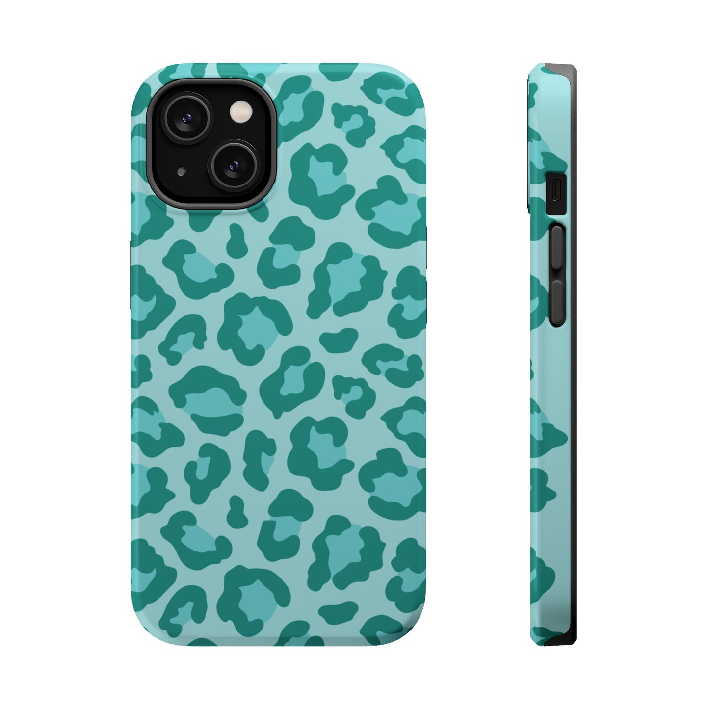 Teal Leopard MagSafe Case