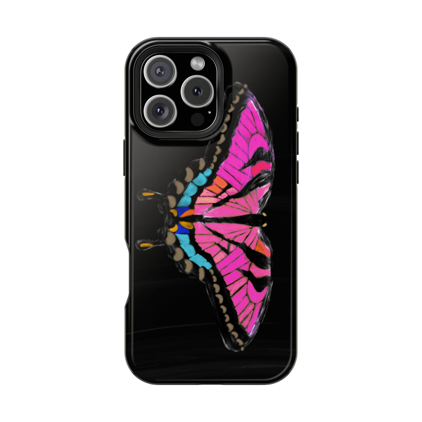 Fuscia Butterfly MagSafe Case