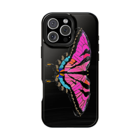 Pink Butterfly MagSafe Case