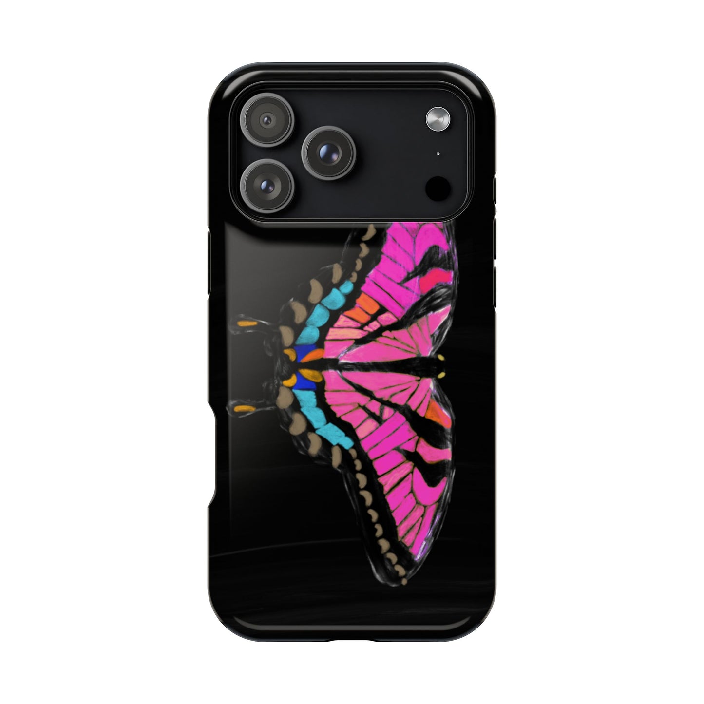 Fuscia Butterfly MagSafe Case