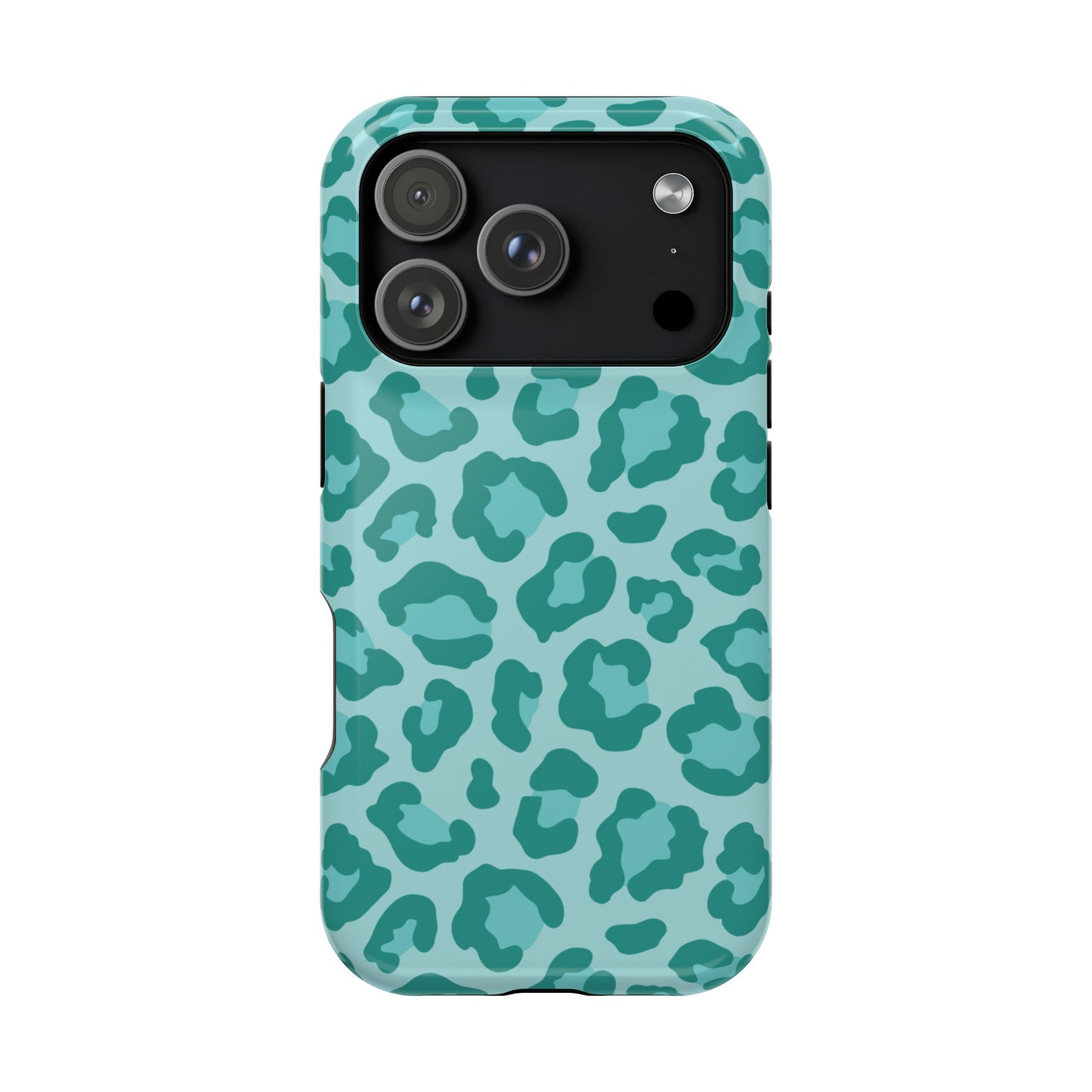 Teal Leopard MagSafe Case