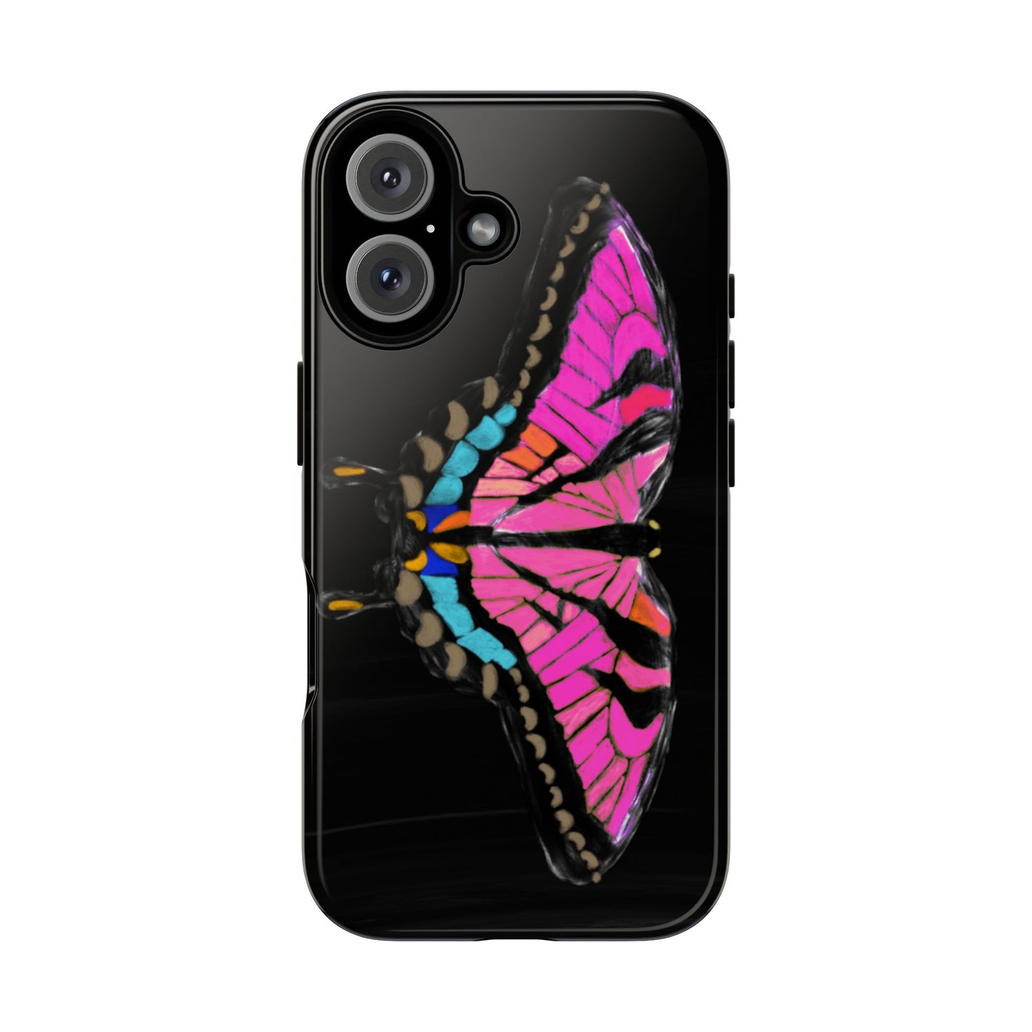 Pink Butterfly Tough Case