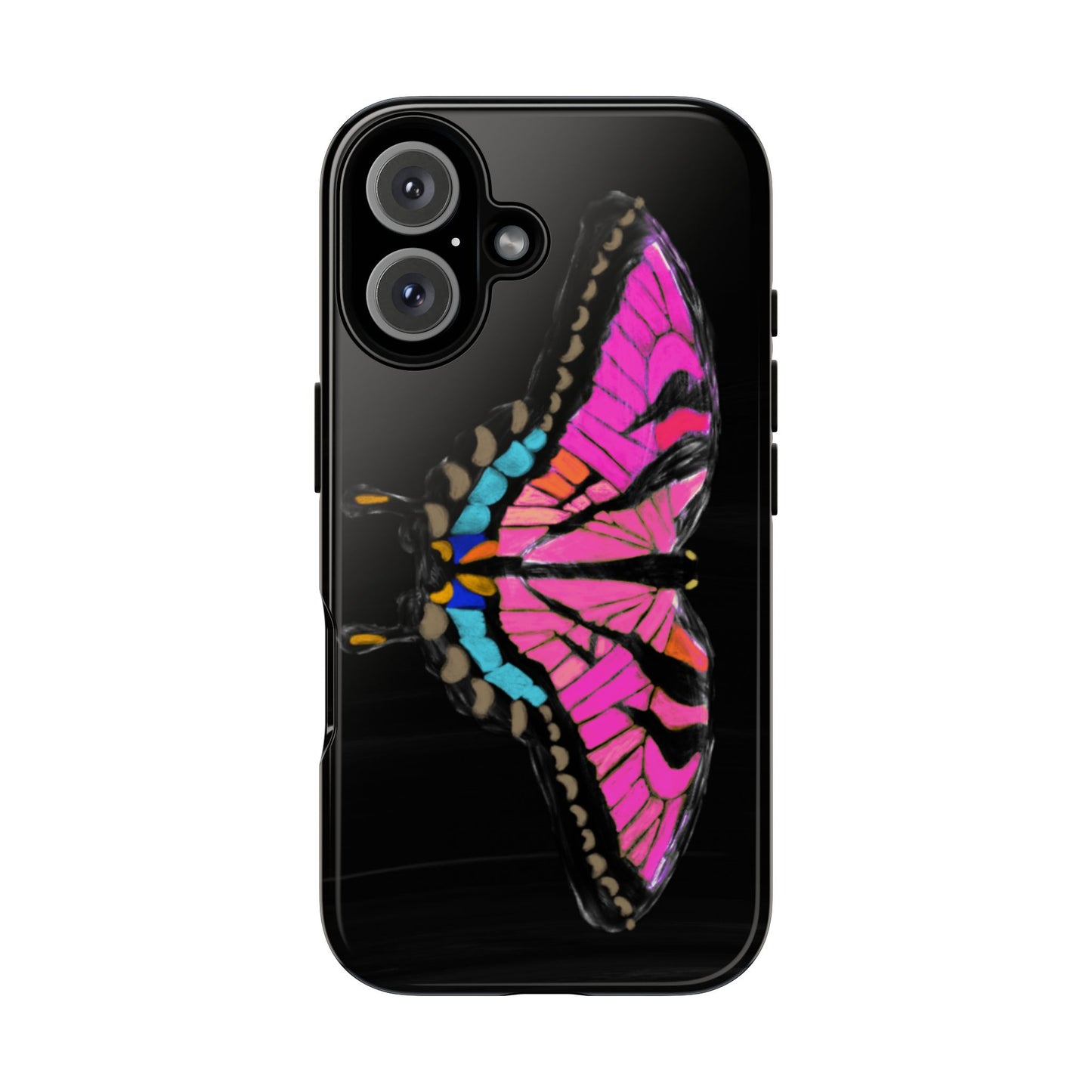 Pink Butterfly Tough Case