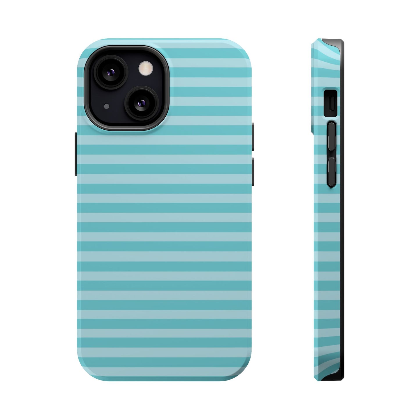 Teal Striped MagSafe Case