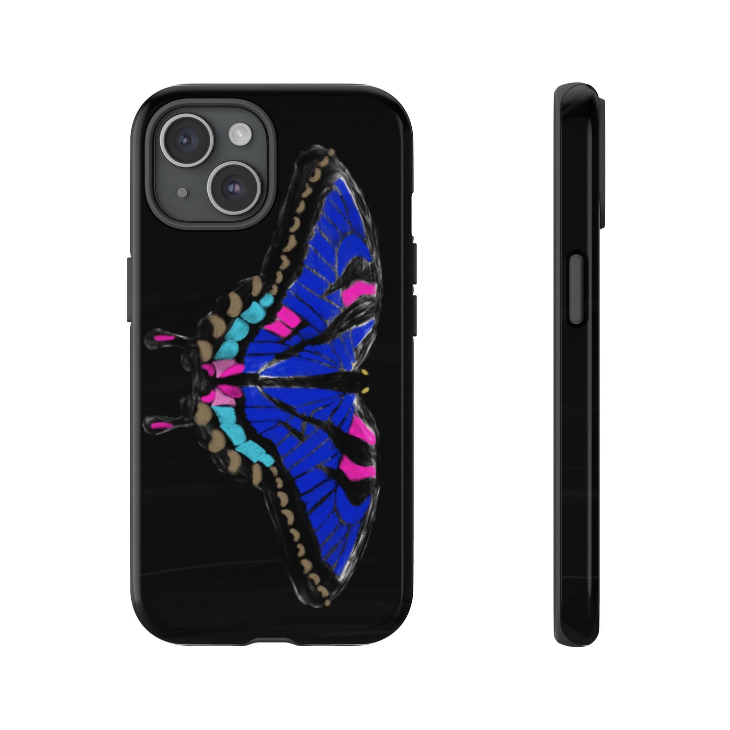 Blue Butterfly Tough Case