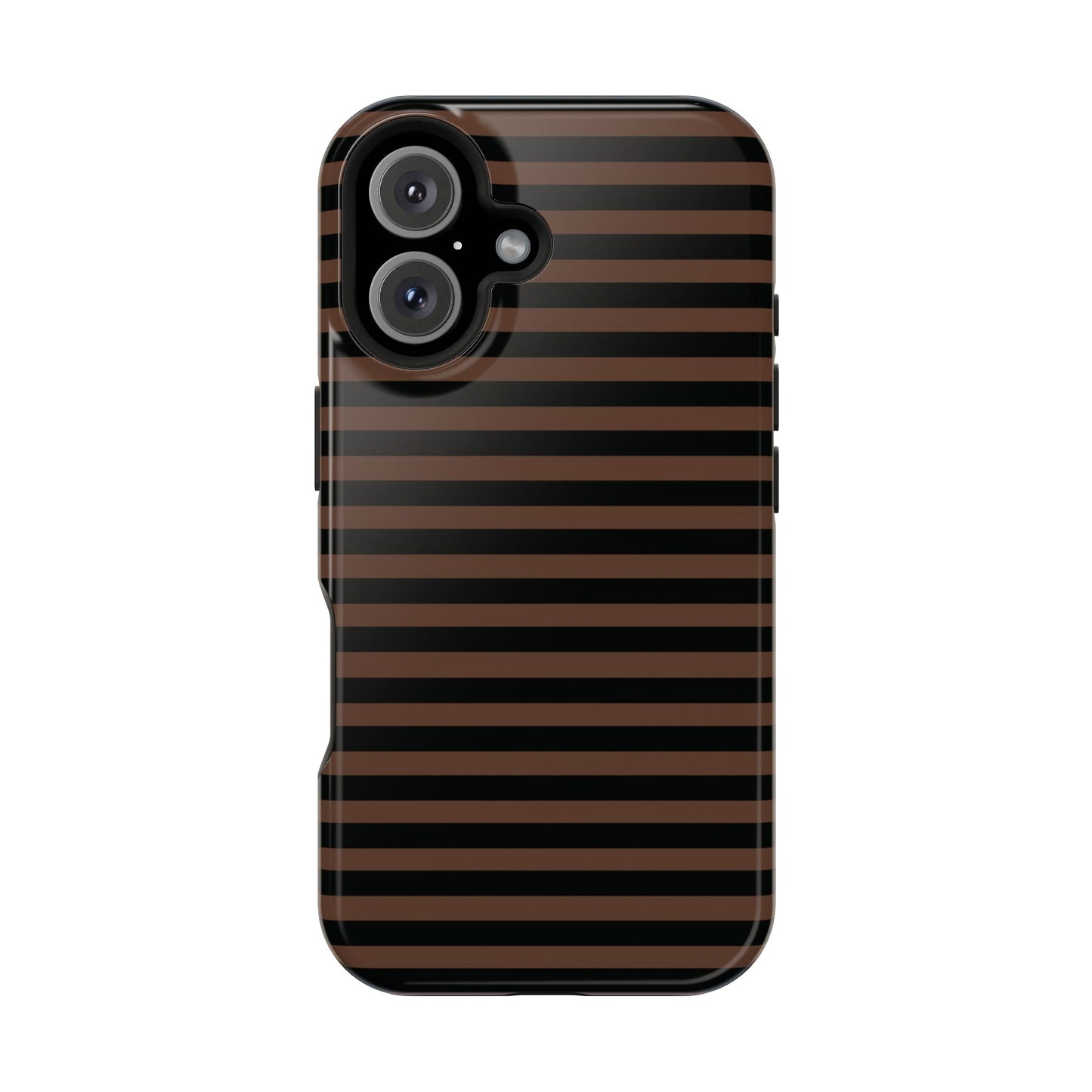 Brown Striped MagSafe Case