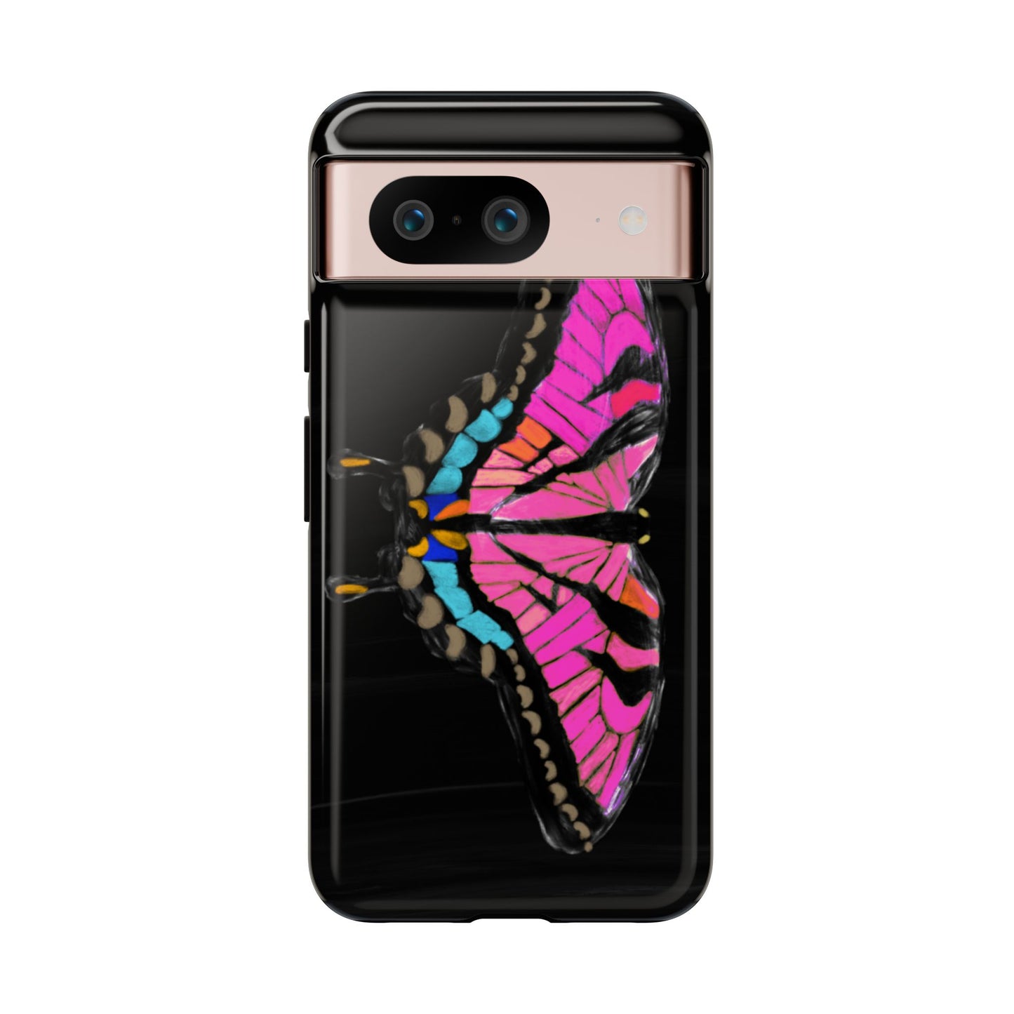 Pink Butterfly Tough Case