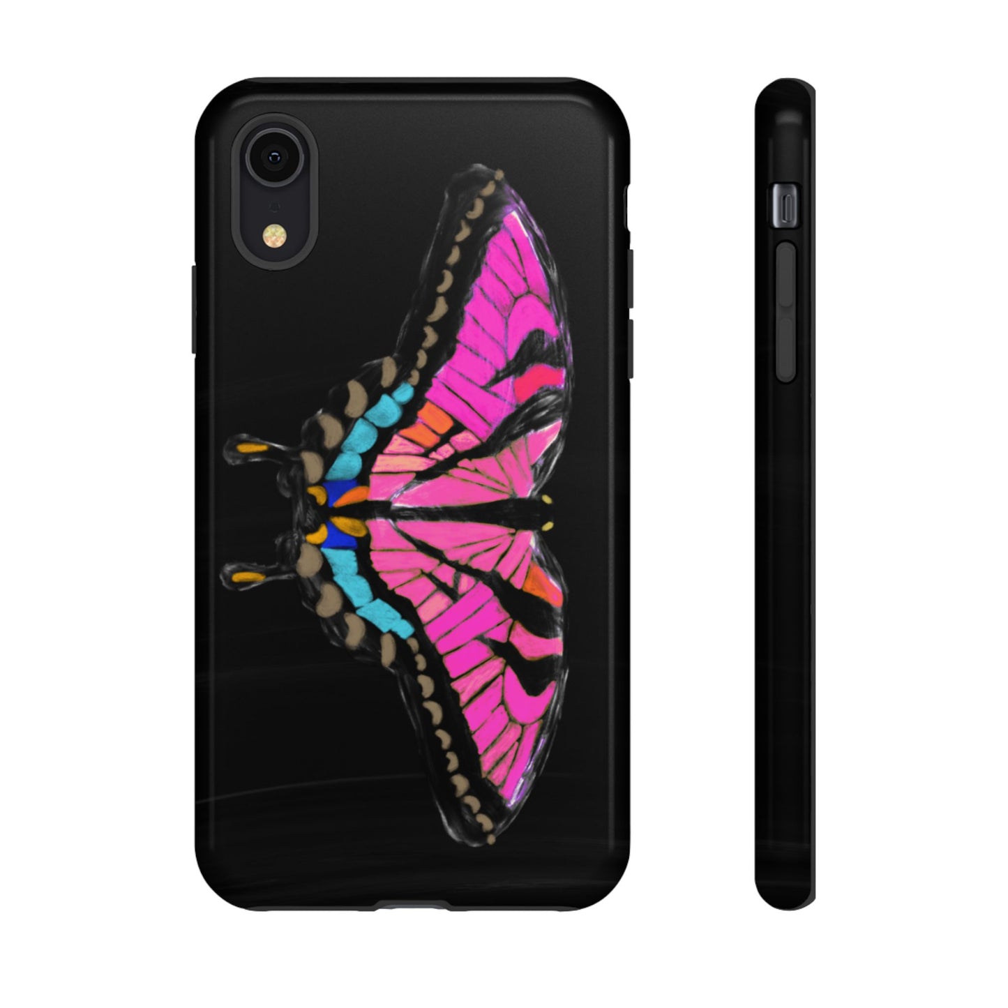 Pink Butterfly Tough Case