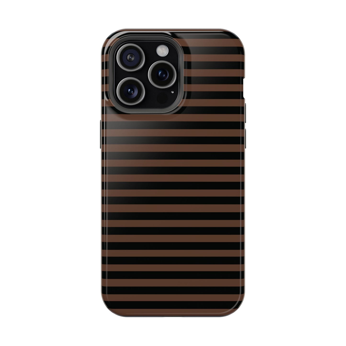 Brown Striped MagSafe Case