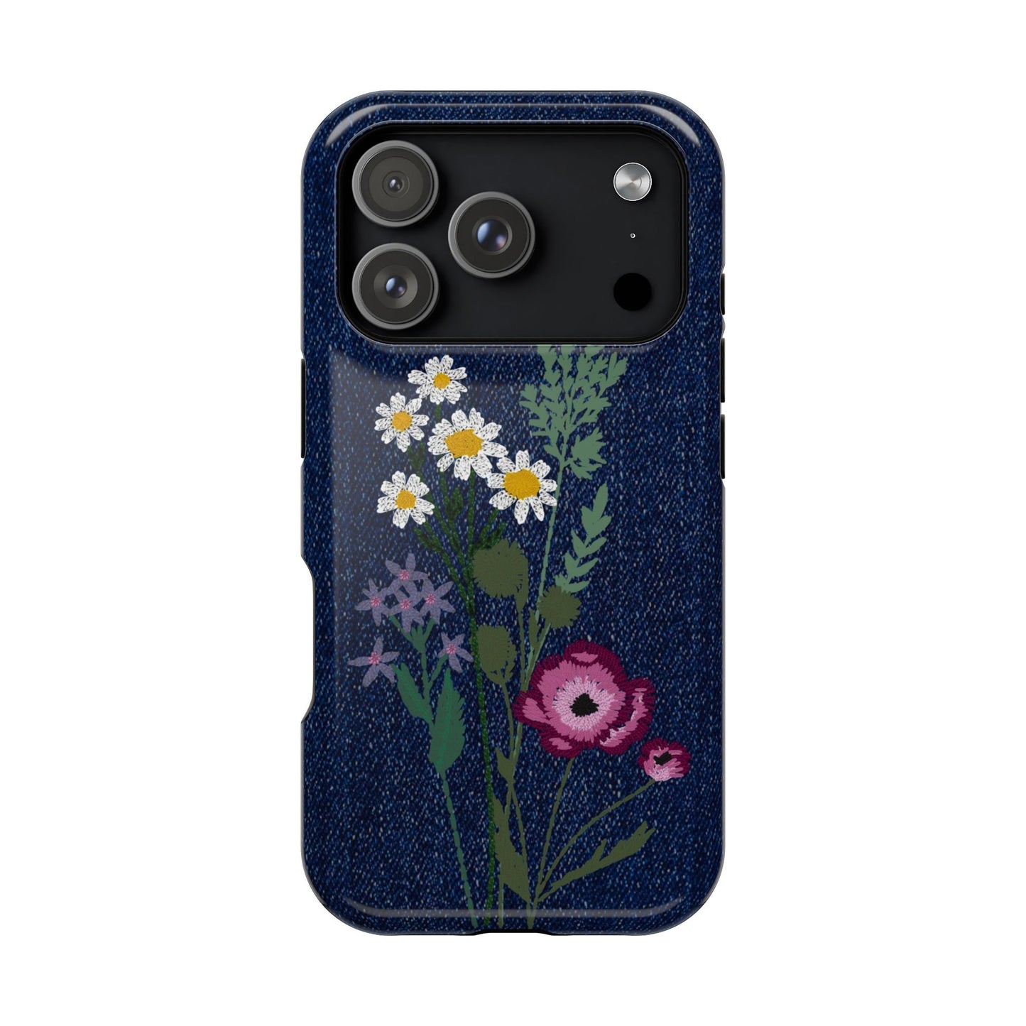Denim Florals MagSafe Case
