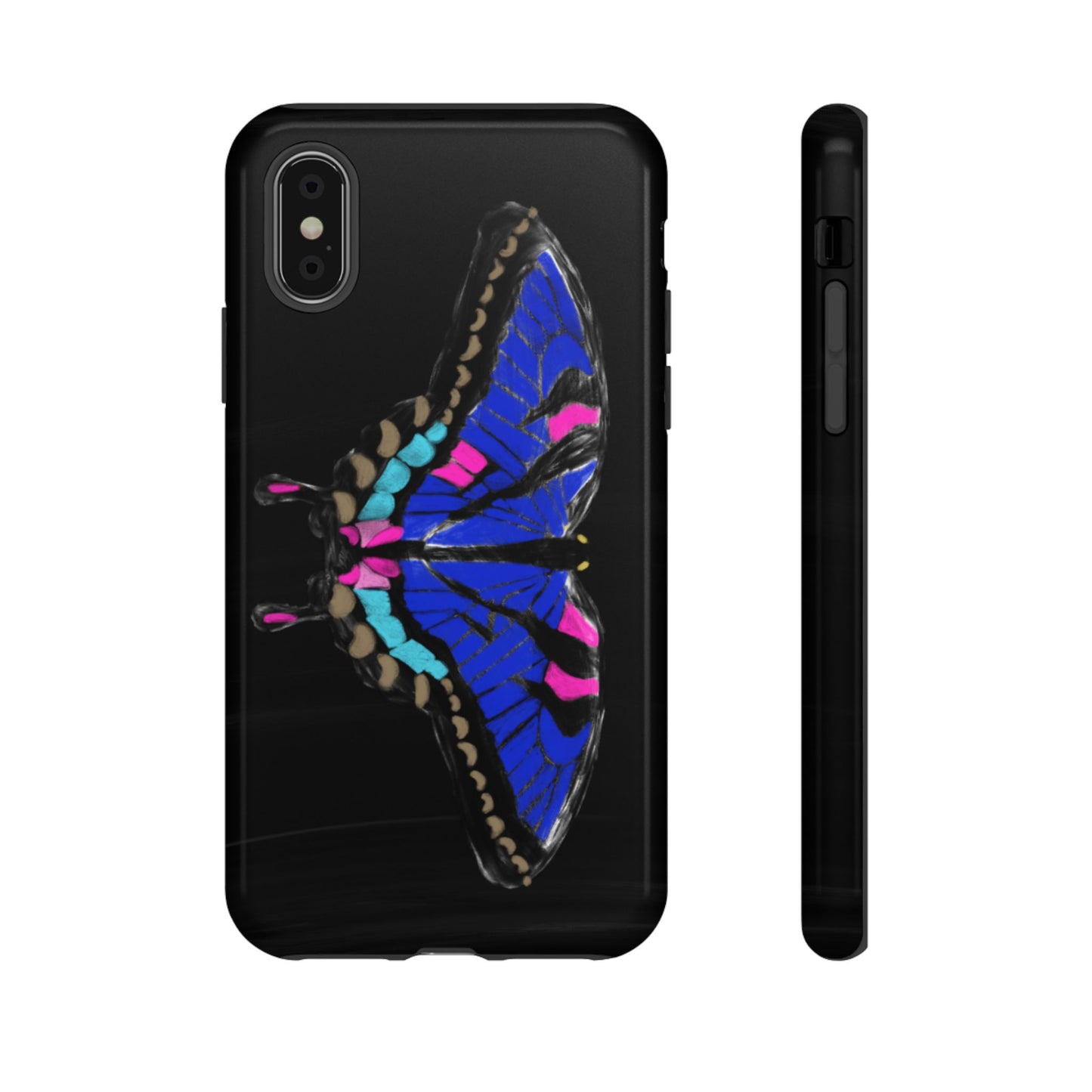 Blue Butterfly Tough Case