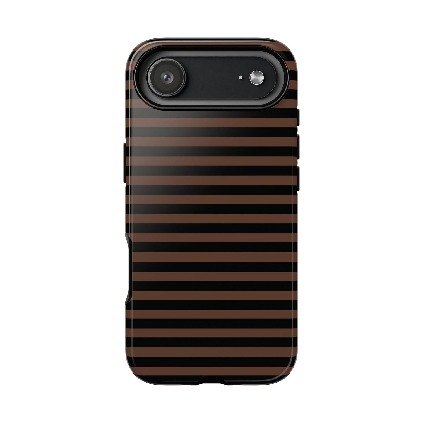 Brown Striped Tough Case