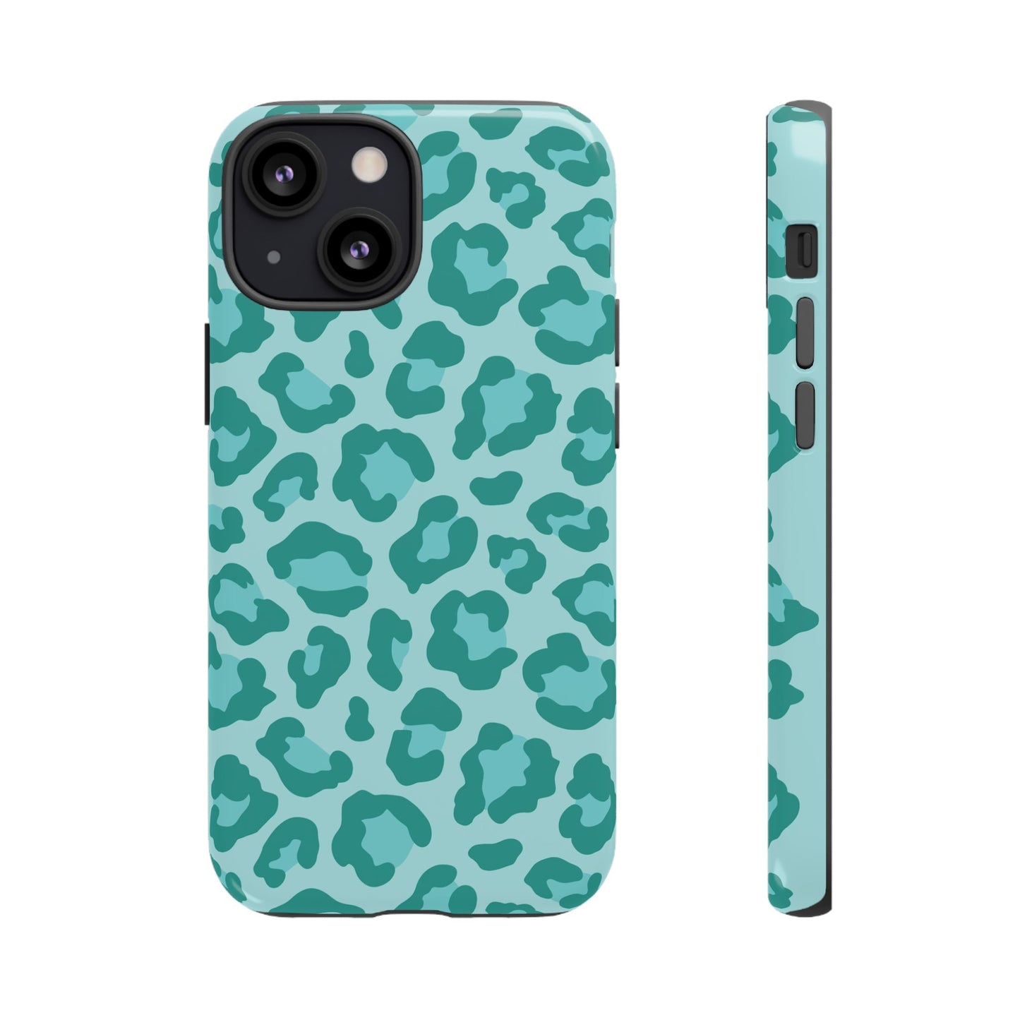 Teal Leopard Tough Case