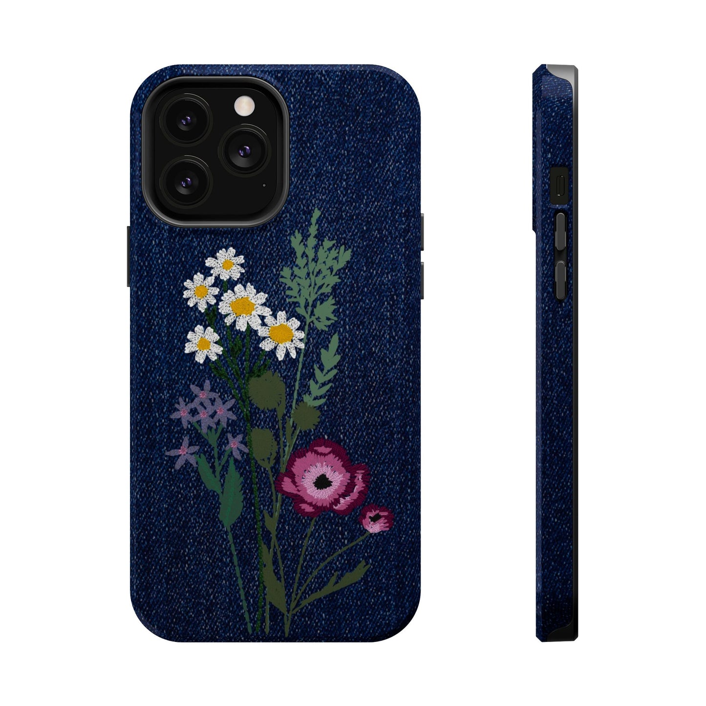 Denim Florals MagSafe Case