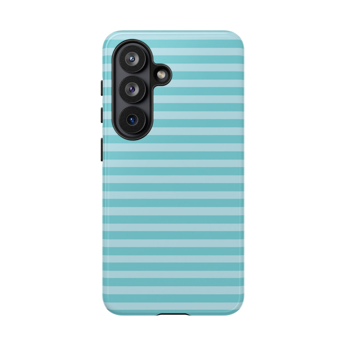 Teal Striped Tough Case