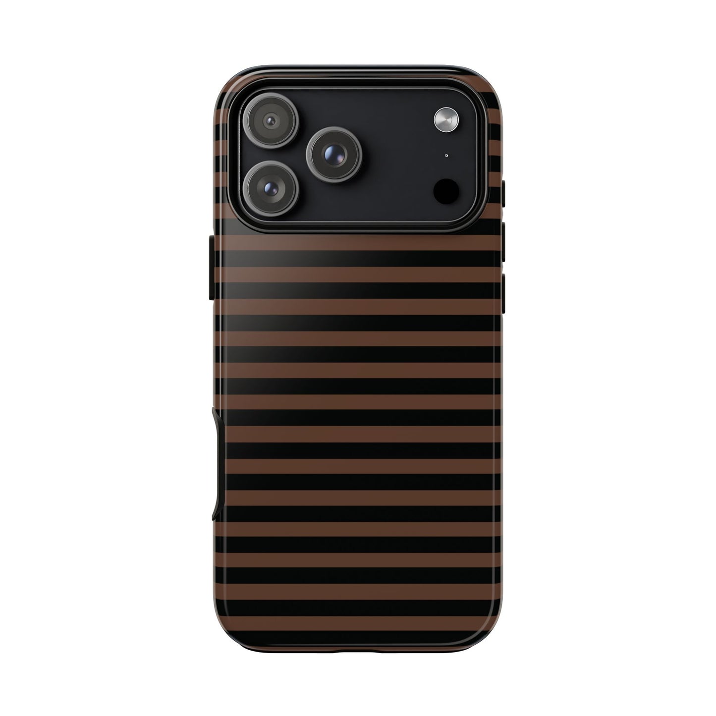 Brown Striped Tough Case