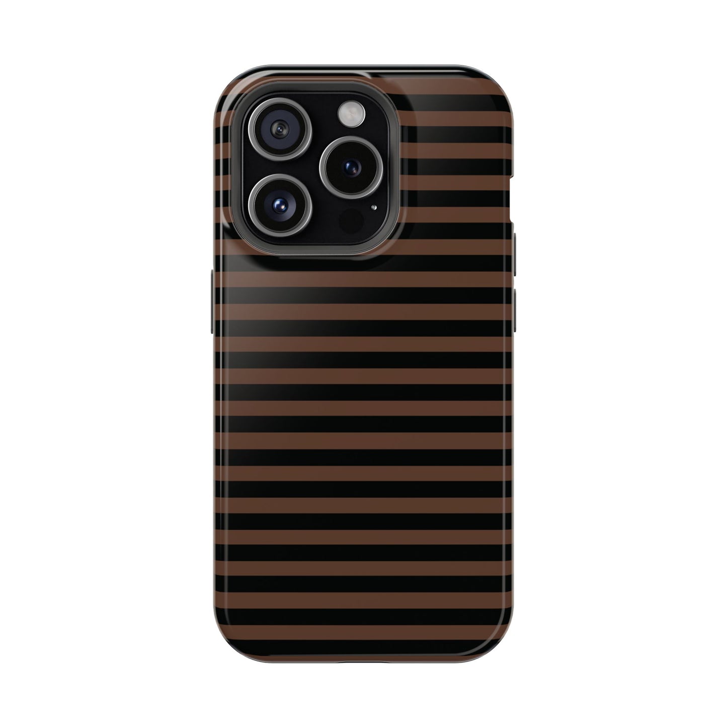 Brown Striped MagSafe Case