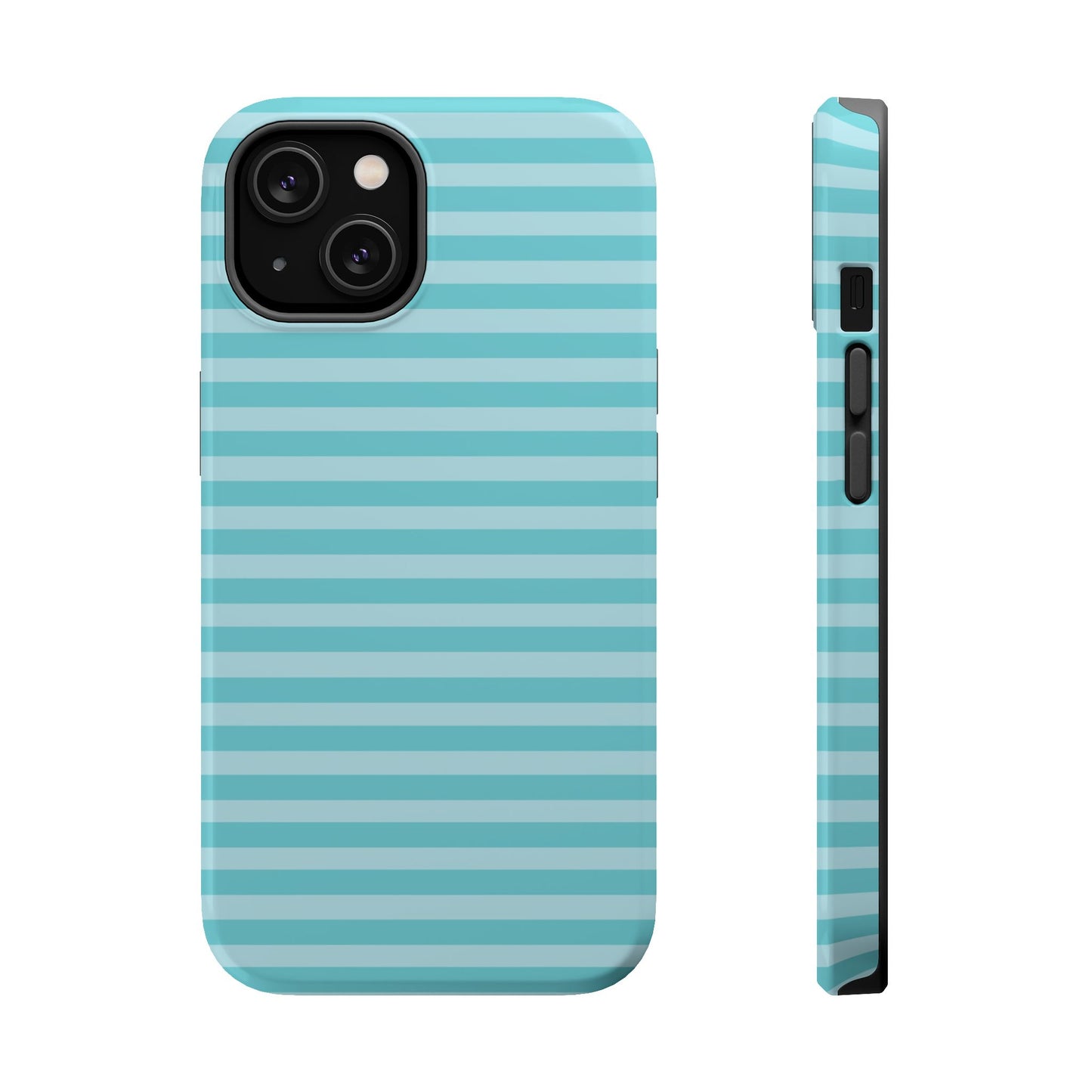 Teal Striped MagSafe Case