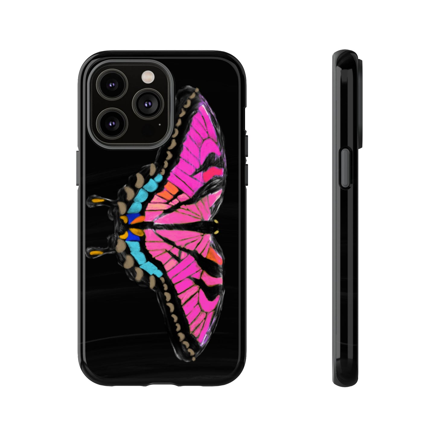 Pink Butterfly Tough Case