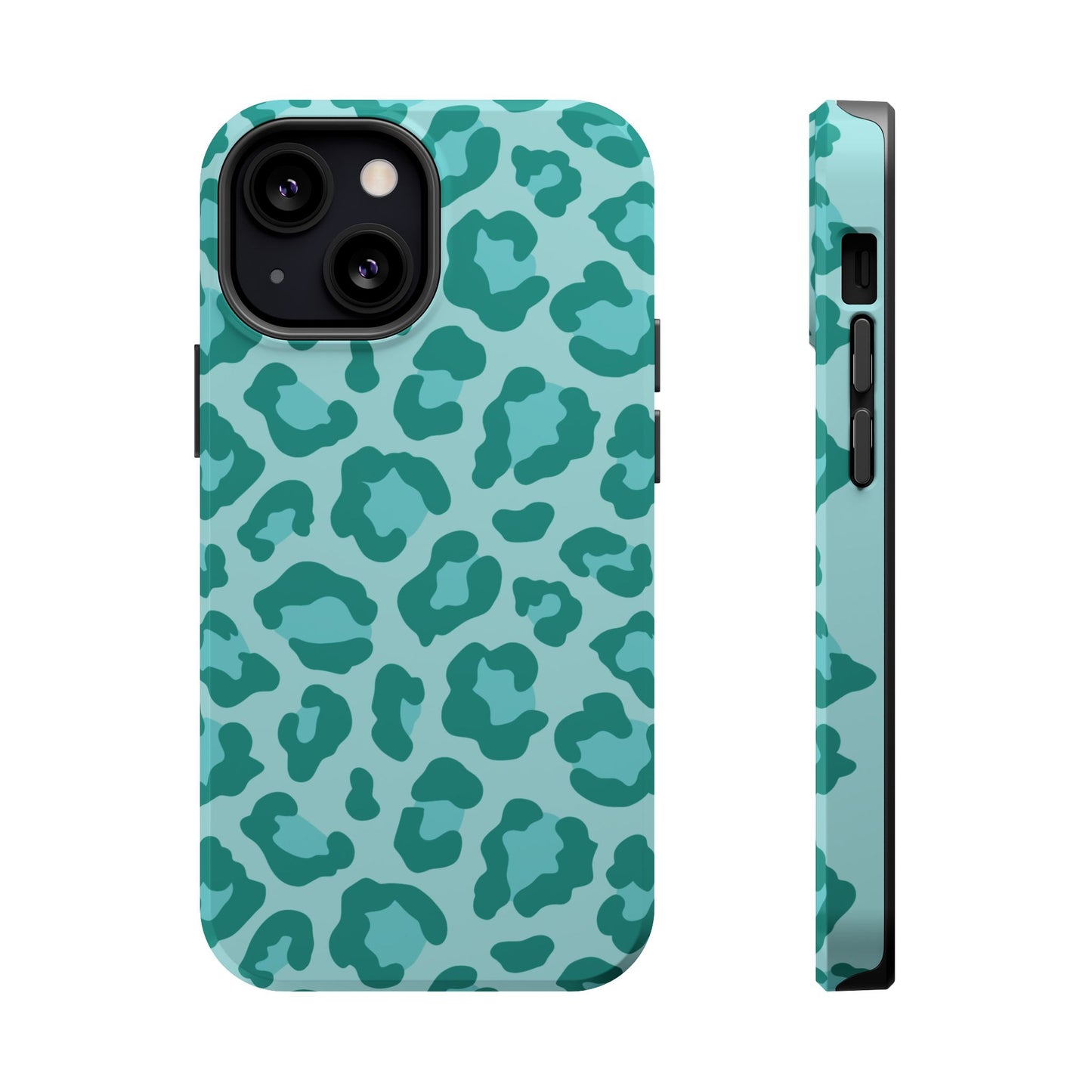 Teal Leopard MagSafe Case