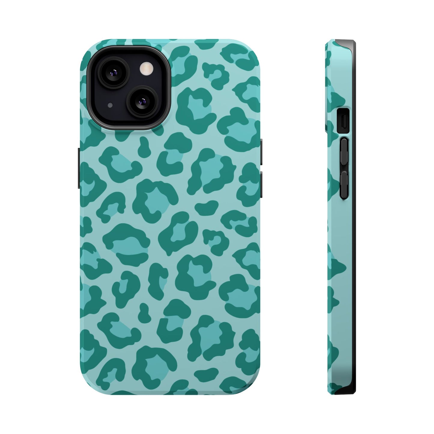 Teal Leopard MagSafe Case