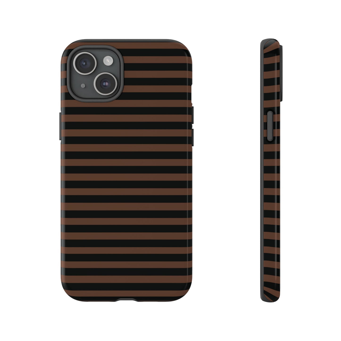 Brown Striped Tough Case