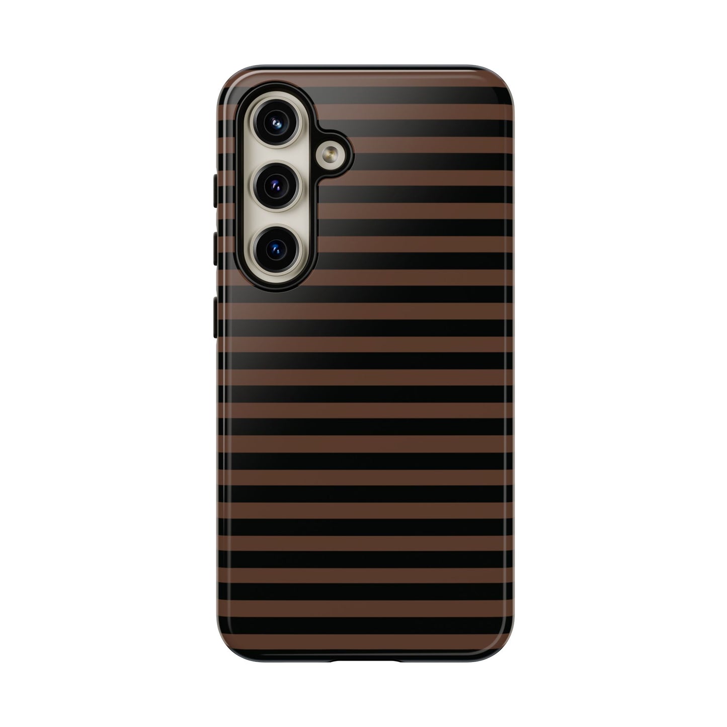 Brown Striped Tough Case
