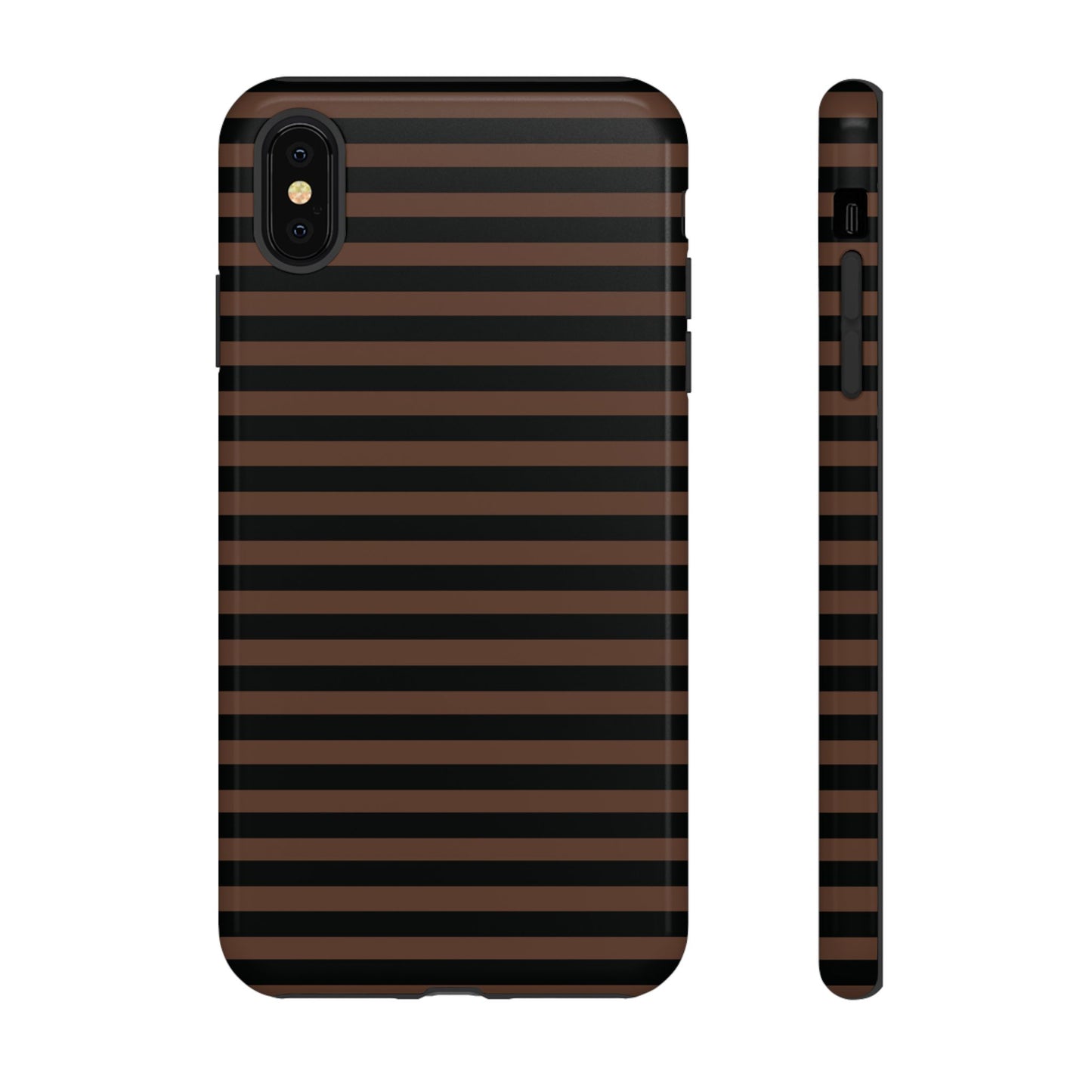 Brown Striped Tough Case