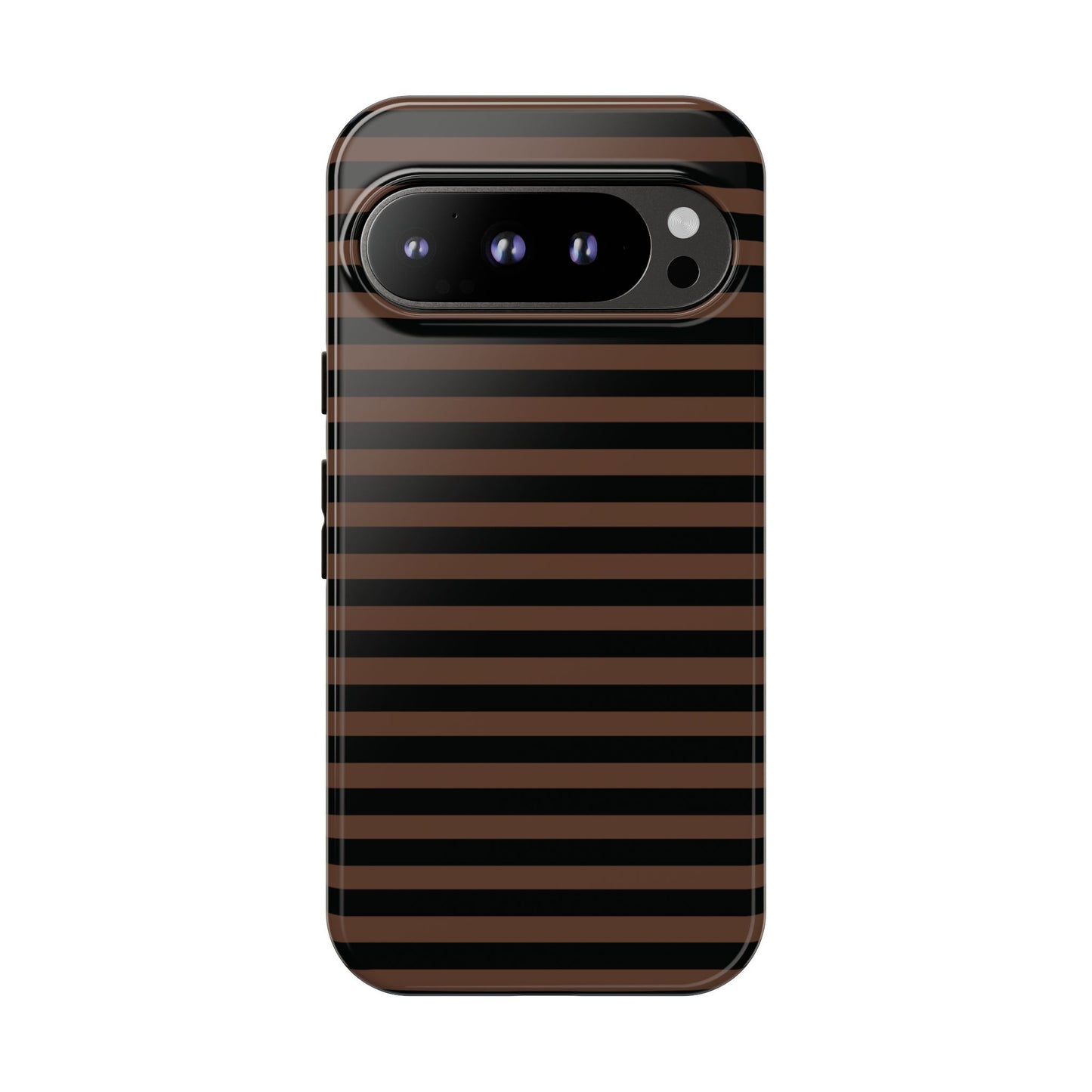 Brown Striped Tough Case