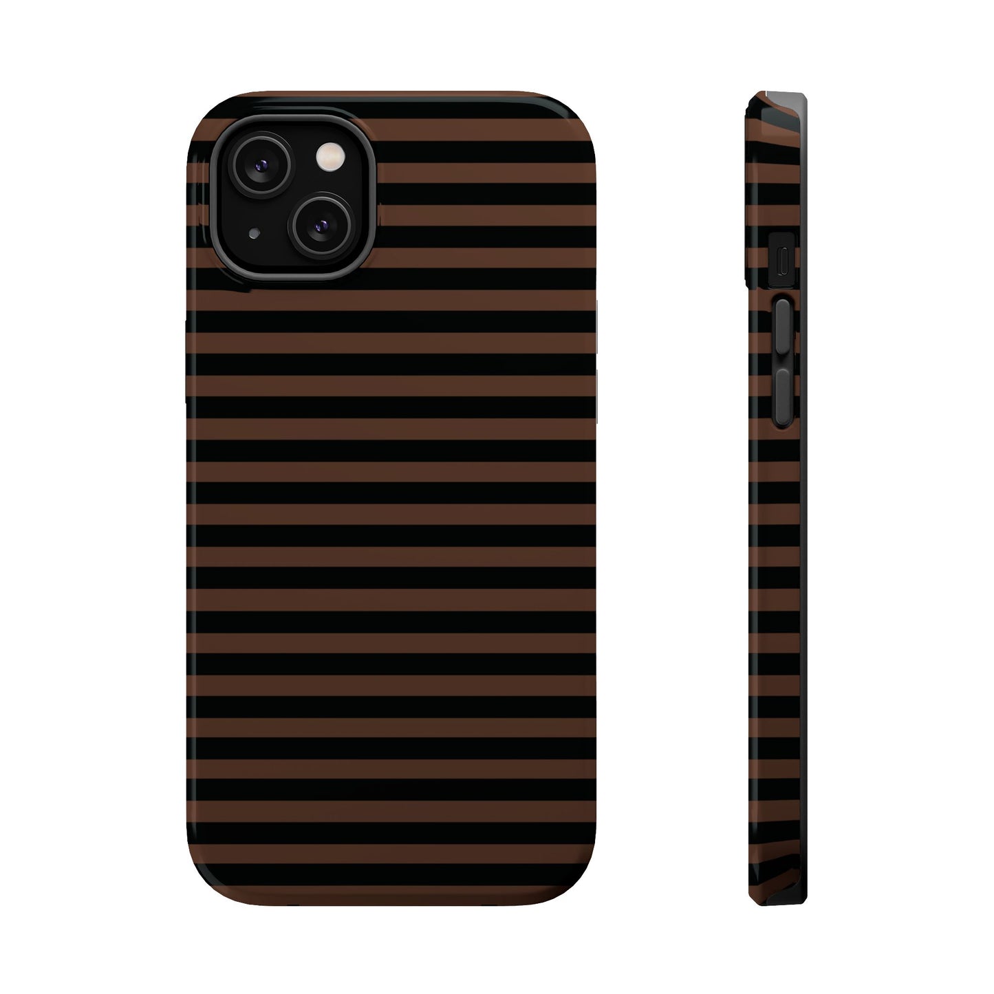 Brown Striped MagSafe Case