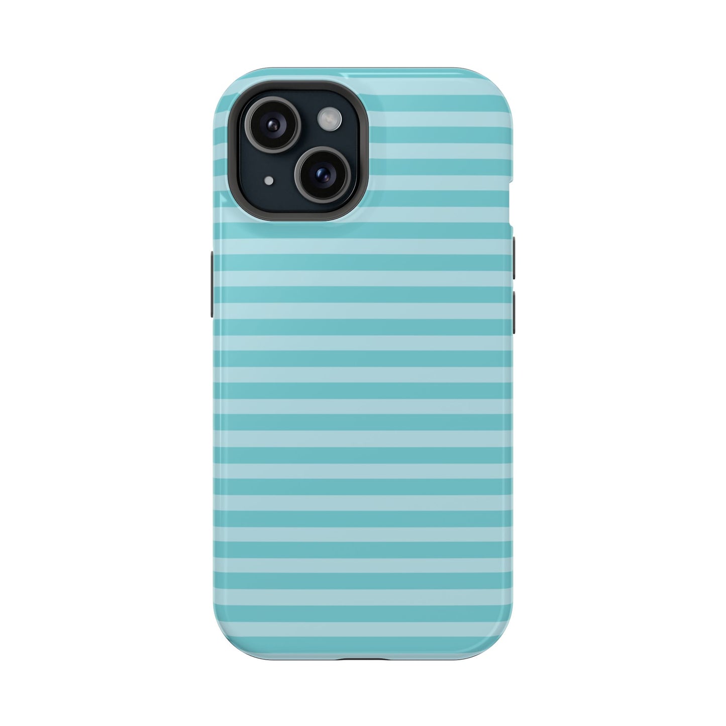 Teal Striped MagSafe Case