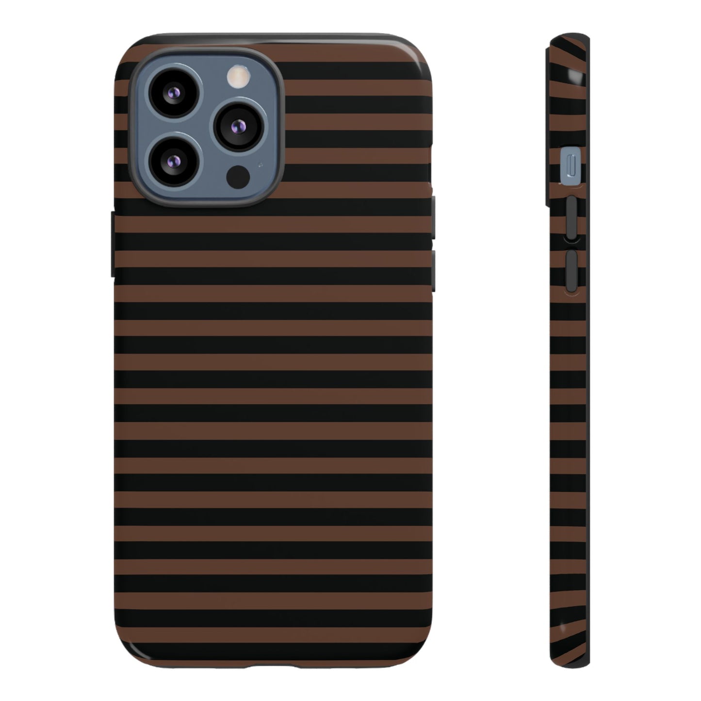 Brown Striped Tough Case