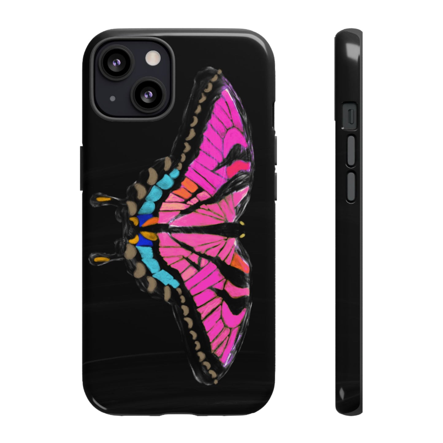 Pink Butterfly Tough Case