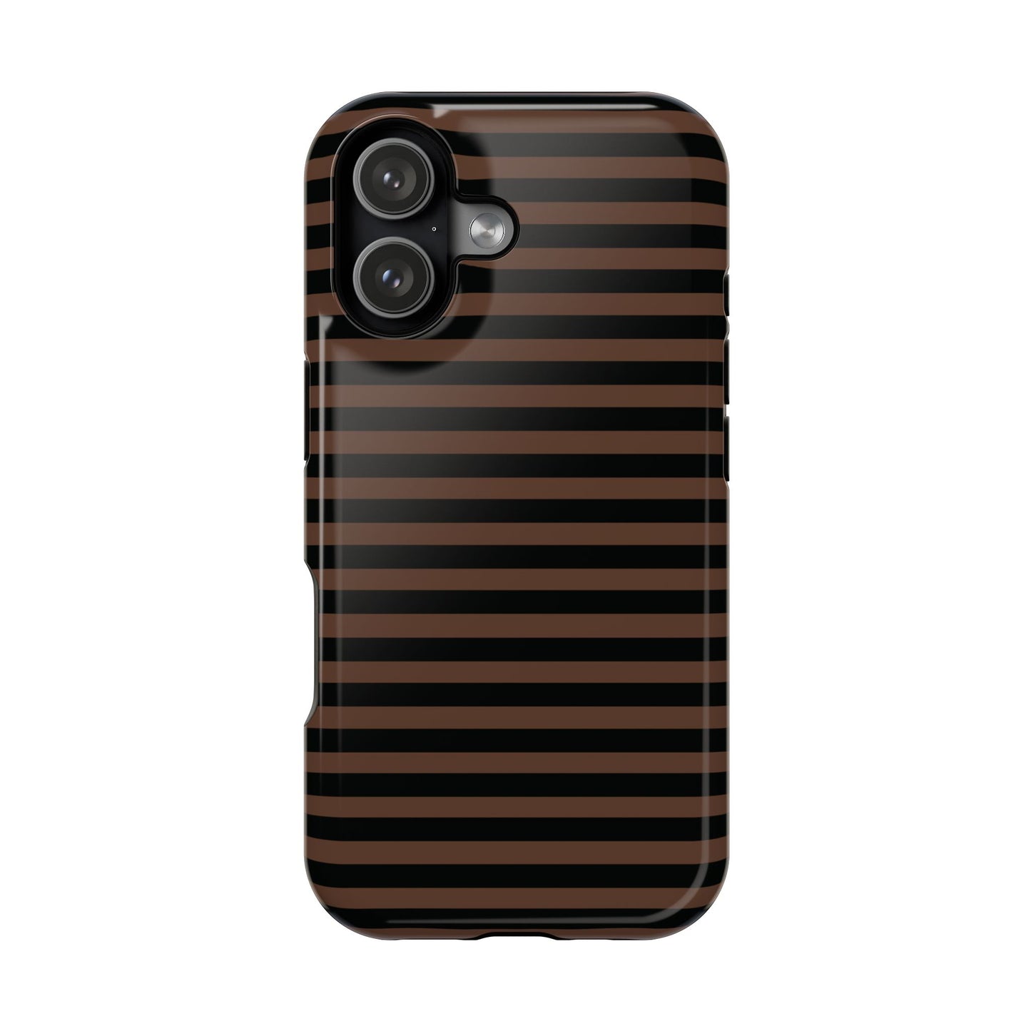 Brown Striped MagSafe Case