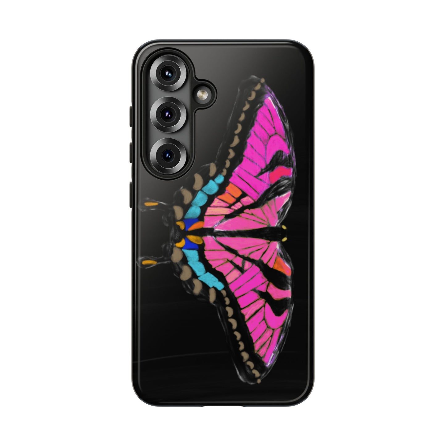 Pink Butterfly Tough Case