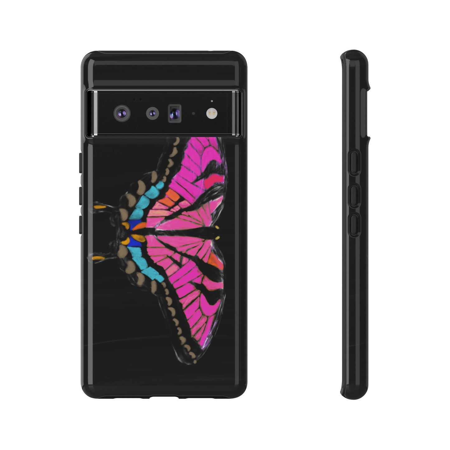 Pink Butterfly Tough Case