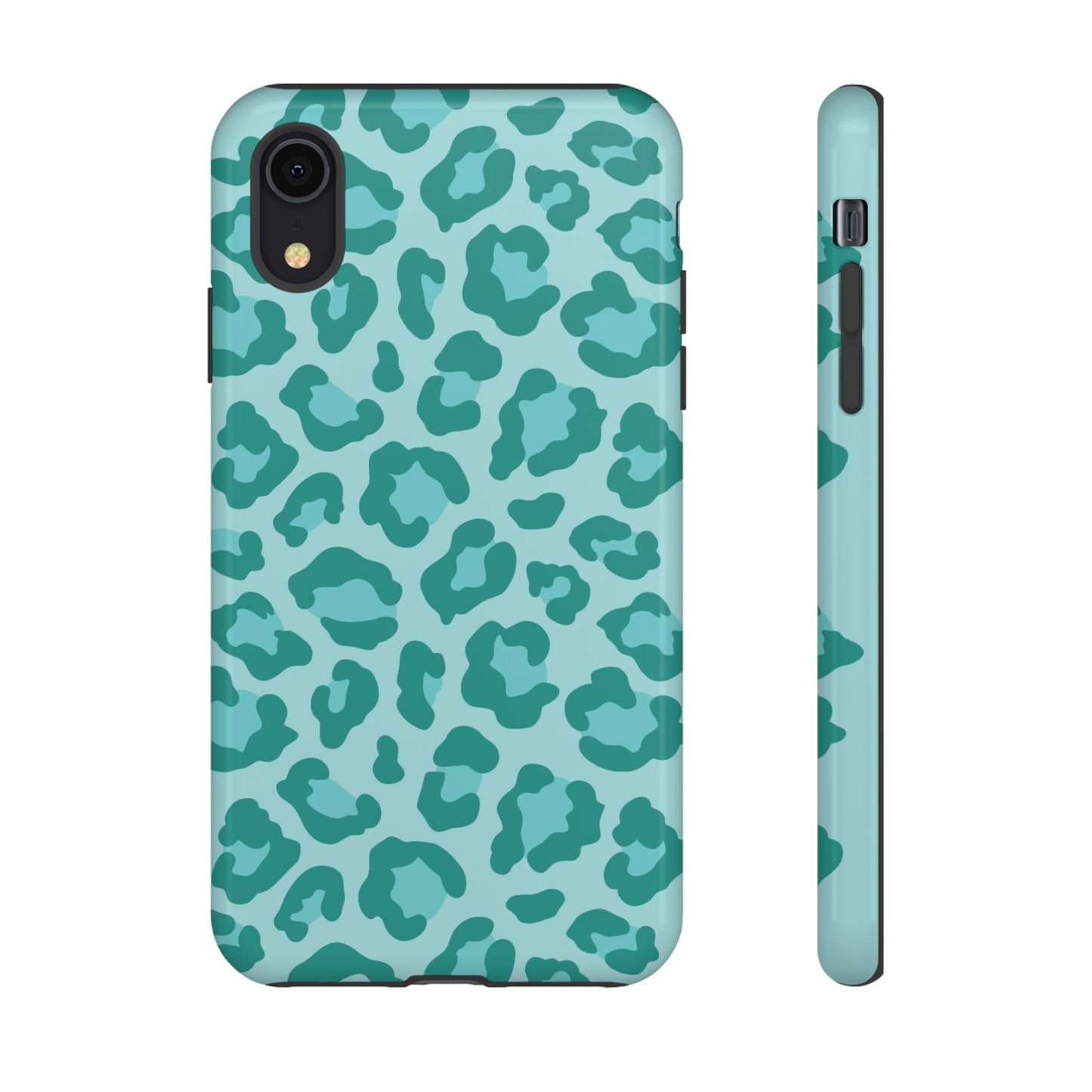 Teal Leopard Tough Case