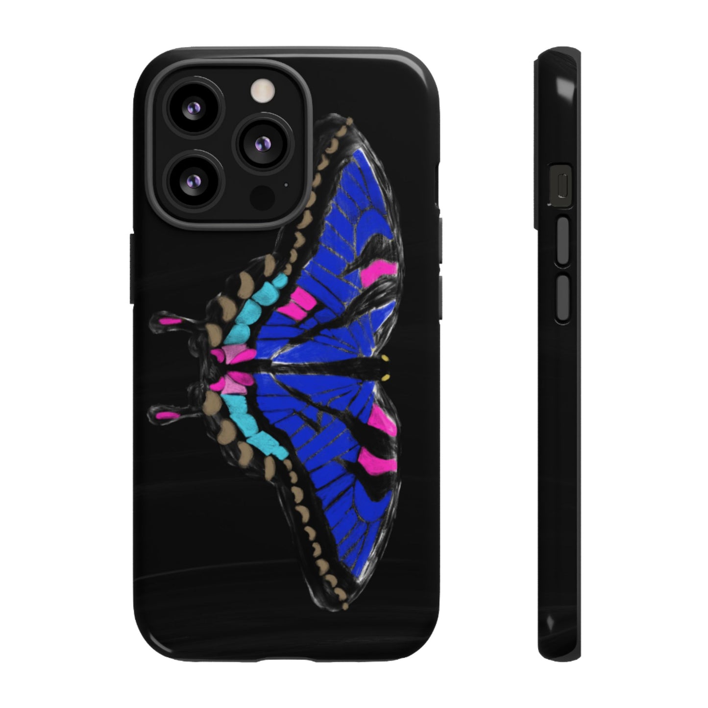 Blue Butterfly Tough Case