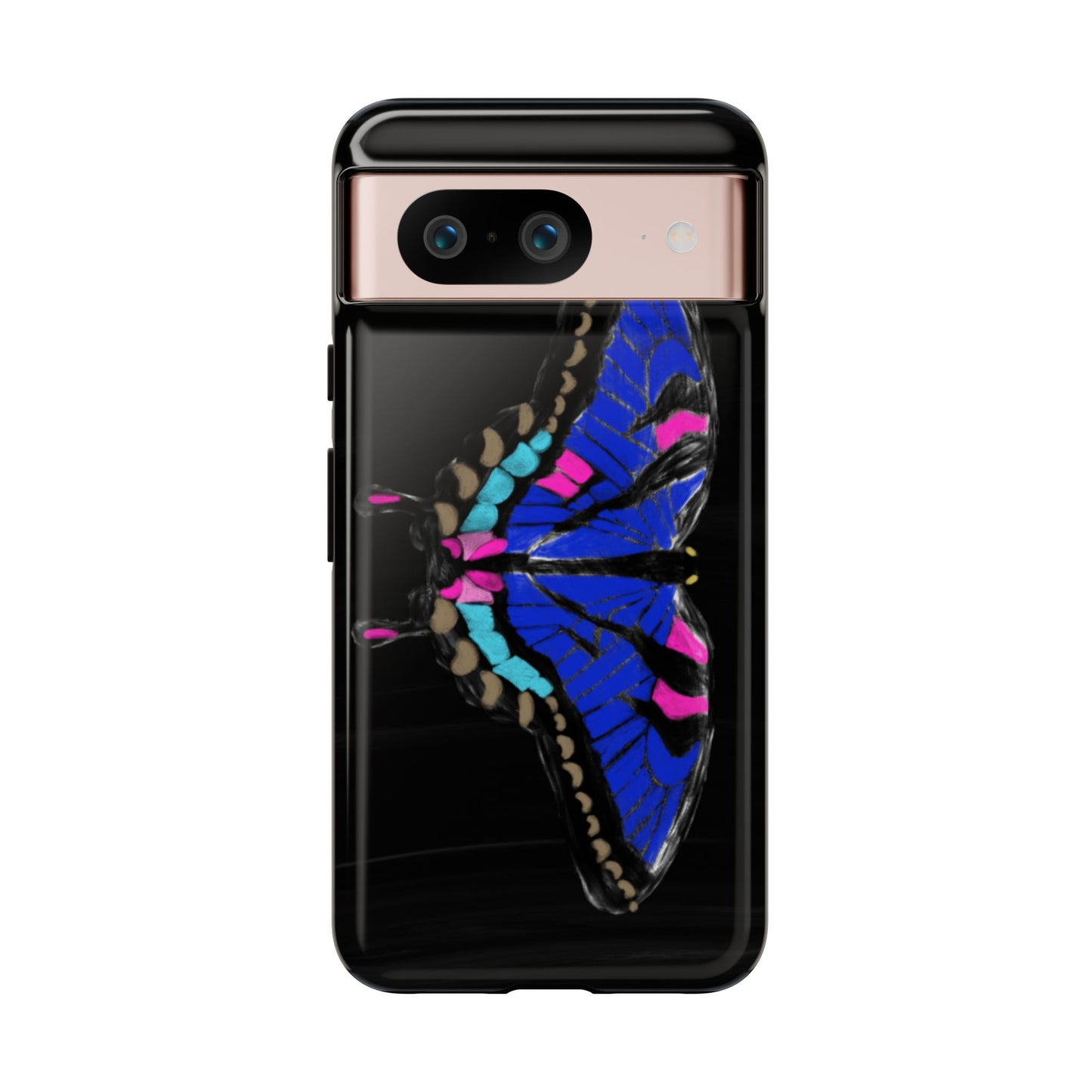Blue Butterfly Tough Case