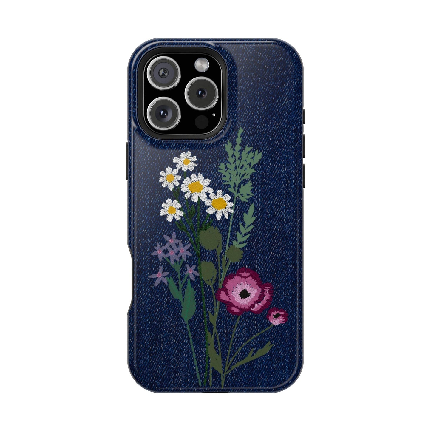 Denim Florals MagSafe Case