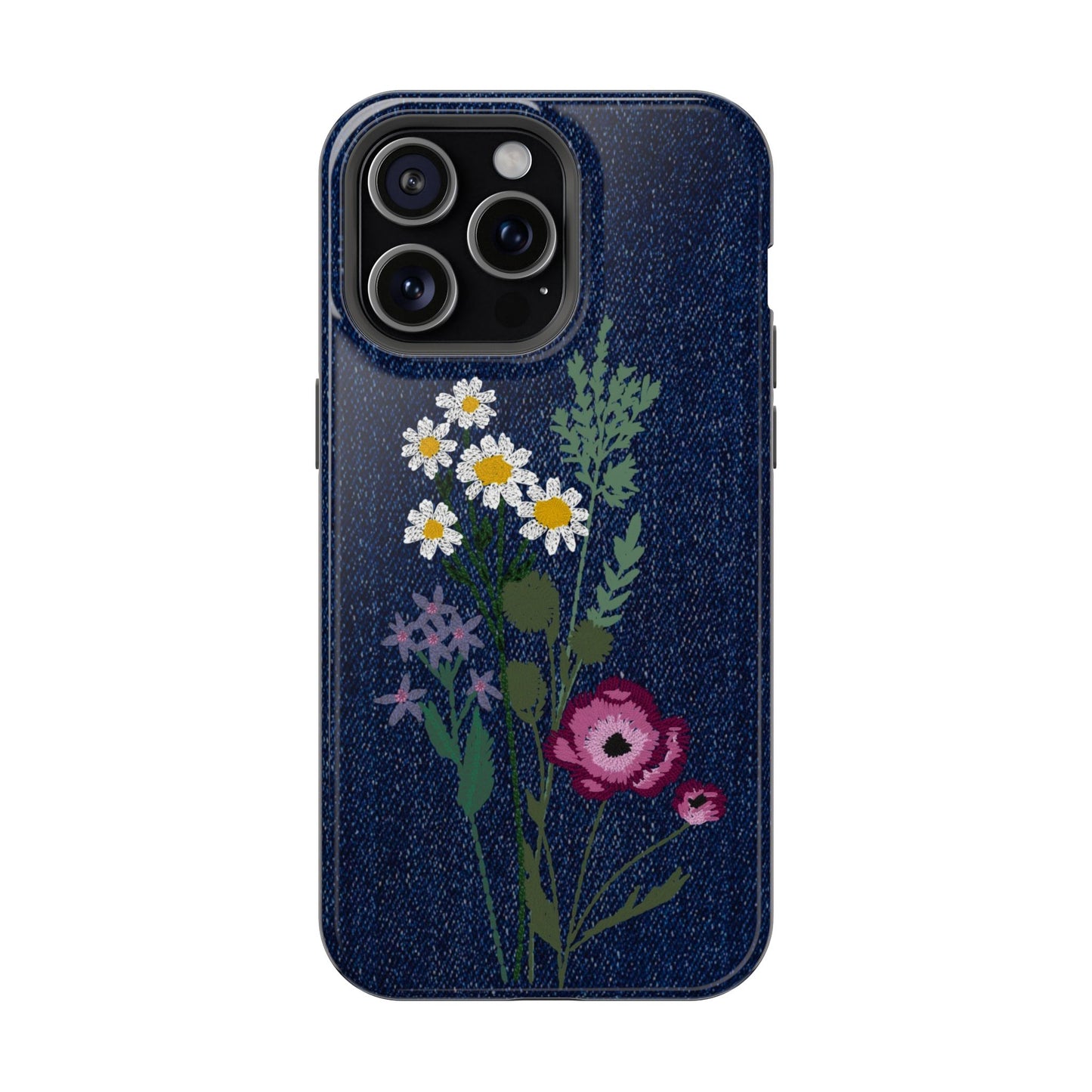 Denim Florals MagSafe Case